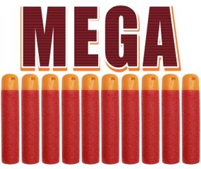 Патроны для NERF MEGA Игрушечные пули стрелы боеприпасы для бластеров Нерф Мега Refill Bullets Foam Darts 10шт