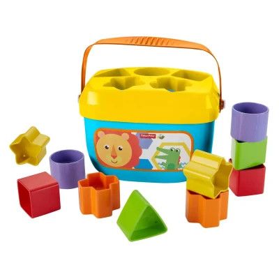 Розвиваюча іграшка Fisher-Price Відерце з кубиками Яскраве (FFC84) | Зображення 1