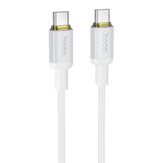 Дата кабель Hoco X128 Benefit Type-C to Type-C 60W (1m) White