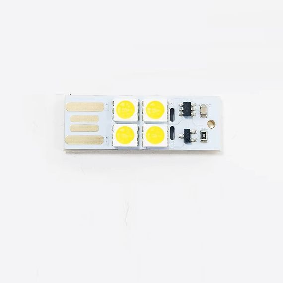 USB cветодиодная планка 5V сенсорная кнопка 4 led | Зображення 1