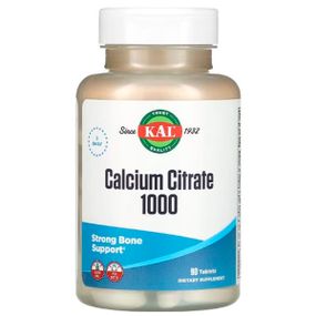 Мікроелемент Кальцій KAL Calcium Citrate 1000 mg 90 Tabs