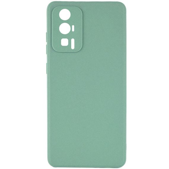 Силиконовый чехол Candy Full Camera для Xiaomi Poco F5 Pro Зеленый / Menthol