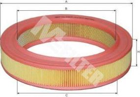Фільтр повітряний OPEL (вир-во M-filter) MFILTER A127 на OPEL CORSA A TR (91_, 92_, 96_, 97_)
