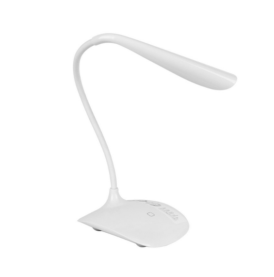 Лампа настільна LED з вбудованим акумулятором білий Portable & Flexible ColorWay | Зображення 2