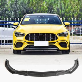 Накладка на передний бампер Lip (для CLA45 AMG SD, Карбон) для Mercedes CLA C118 2019- гг