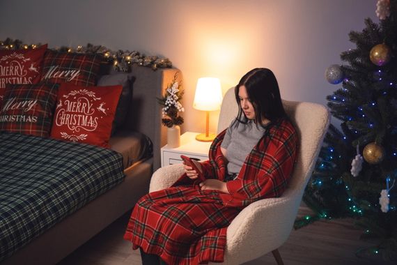 Плед Ardesto Fleece 130x160см, червоний (ART0717PB) | Зображення 1