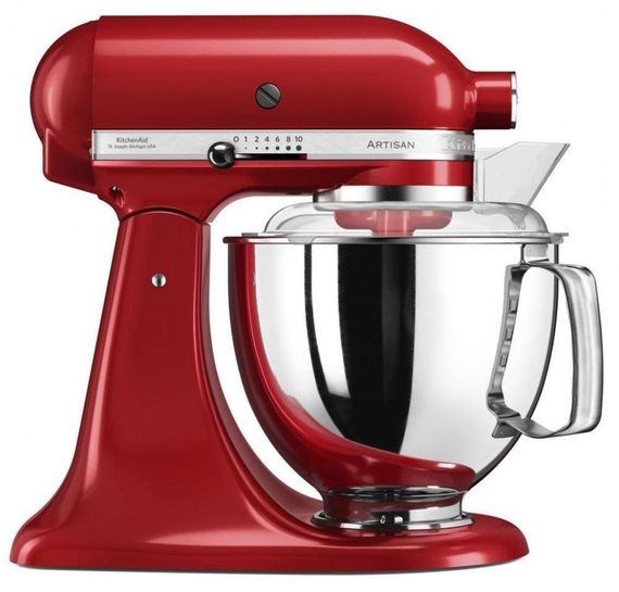 Міксер планетарний настільний KitchenAid Artisan з чашею 4.8 л 5KSM175PSEER з двома чашами Червоний | Зображення 2