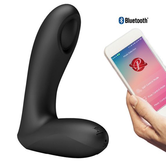 Массажер простаты - Pretty Love Archenemy Pulsator Black (App) Sex Aura | Зображення 5