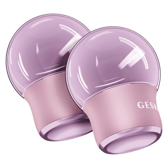Массажер для лица и тела GESKE Cool&Warm Face and Body Massager 7в1 starlight, Розовый | Зображення 5