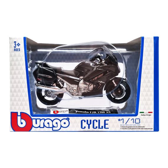 Детская модель Мотоцикла "Yamaha FJR 1300 AS" Bburago 18-51030-20 масштаб 1:18