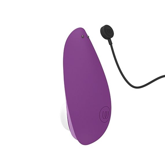 Вакуумний кліторальний стимулятор Womanizer Liberty 2 Purple, 8 режимів, магнітна кришечка | Зображення 4