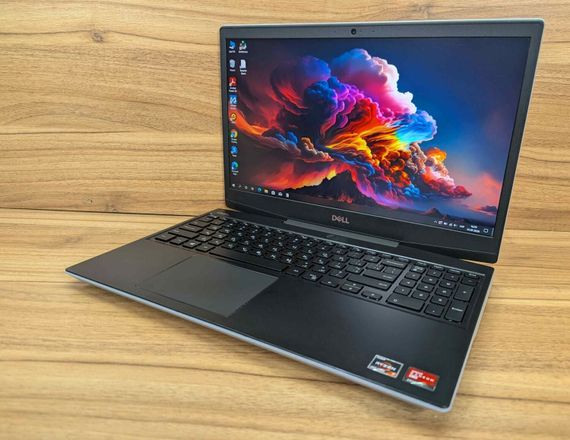 Ігровий ноутбук Dell G5 5505 / 15.6" (1920x1080) IPS / AMD Ryzen 7 4800H (8 (16) ядер по 2.9 - 4.2 GHz) / 16 GB DDR4 / 512 GB SSD / AMD Radeon RX 5600M, 6 GB GDDR6, 192-bit / USB Type-C / Windows 10 б/в + Подарунок Миша / USB | Зображення 4