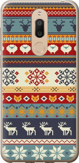 Чехол на Meizu M6T Рождественский орнамент "3303u-1536-17620"