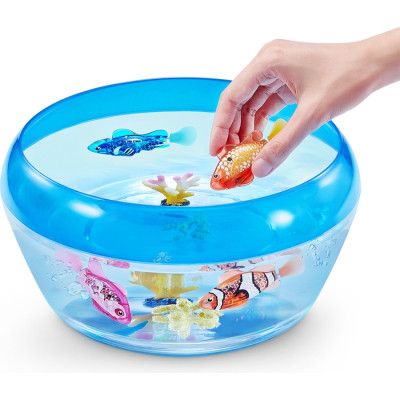 Интерактивная игрушка Pets & Robo Alive S3 - Роборыбка (голубая) (7191-3) | Зображення 8