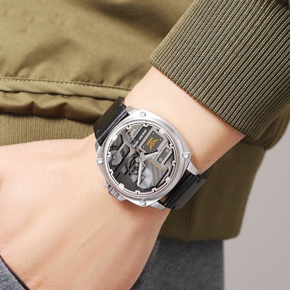 Годинник S2kmei 2289SIBK Silver-Black | Зображення 2