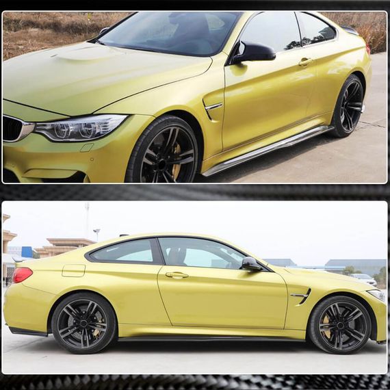 Накладки на пороги V3 (для F82/F83, Карбон) для BMW 4 серия F-32 2012-2020 гг | Зображення 2