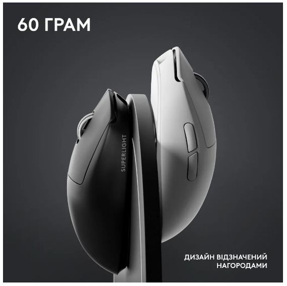 Миша Logitech Pro X Superlight 2 Lightspeed Black (910-006630) | Зображення 7