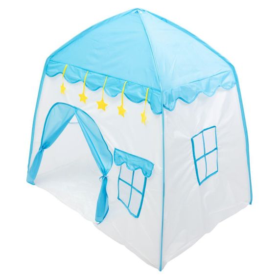Дитячий ігровий намет будиночок 125×100×120 см намет будиночок для дітей Блакитний HP-S-1NDBL | Зображення 5