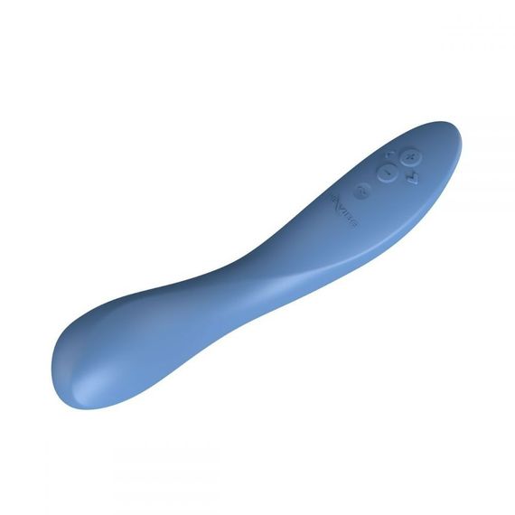 Вібратор для точки G Rave 2 We-Vibe, силіконовий, синій, 19.3 х 3 см Sex Aura | Зображення 5