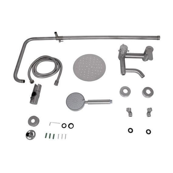 Душевая система универсальная Brinex Pure 1030 на 3 потребителя  Nickel BRIPUR1030NKL | Зображення 8