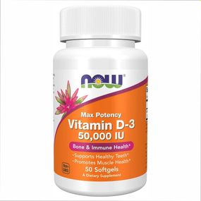 Vitamin D-3 50,000 IU - 50 softgels
