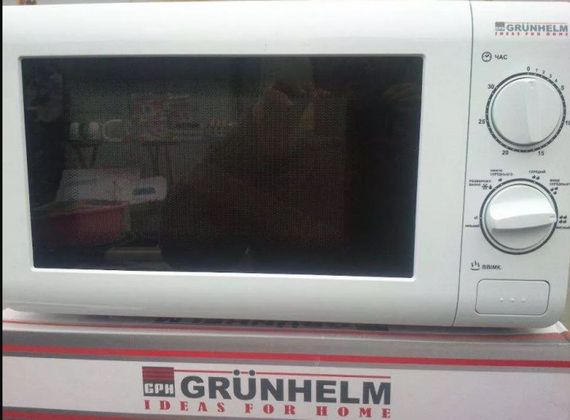 Микроволновая механическая печь Grunhelm 20MX701-W маленькая микроволновка | Зображення 2
