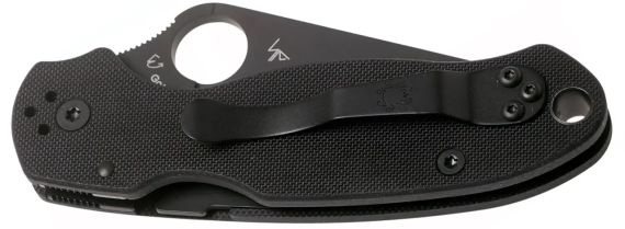 Ніж Spyderco Para 3 Black Blade CPM S45VN G-10 Black | Зображення 2