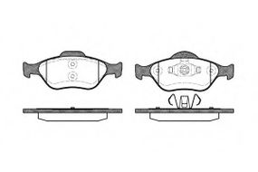 Колодка гальм. диск. FORD FIESTA, FUSION, MAZDA 2 передн. (вир-во REMSA) REMSA 076600 на FORD FIESTA Mk IV (JA_, JB_)