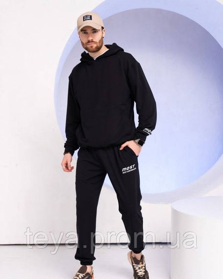 Спортивний костюм колір чорний розміри XL, L, 3XL, XXL, M, S FI_009540