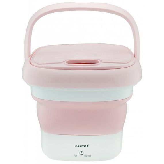 Складная стиральная машина MAXTOP silicon washing machine. Цвет: розовый