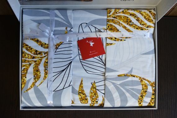 Постельное белье Turkiz Ranforce 200 х 220 см Lionel Grey | Зображення 4