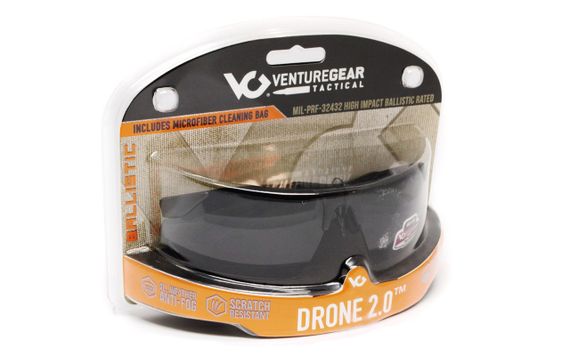 Захисні окуляри Venture Gear Tactical Drone 2.0 Green (clear) Anti-Fog, прозорі в зеленій оправі | Зображення 5