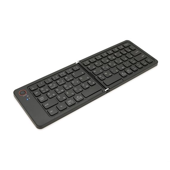 Клавіатура бездротова B023, розкладна, 67 клавіш, (Eng/Pyc), 2.4G, 280x92mm, Black, Box