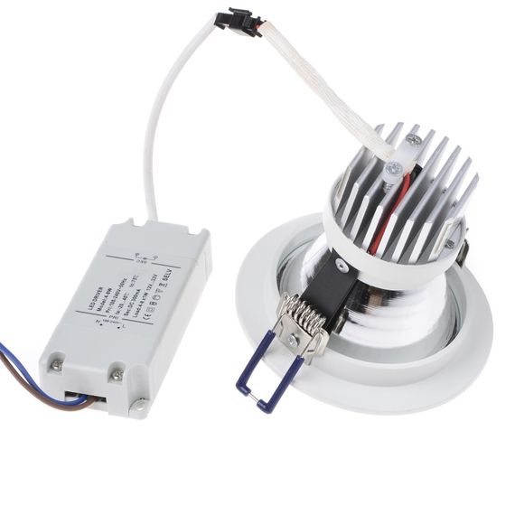 Потолочный светильник LED врезной  LED-24/5W WW WH | Зображення 1