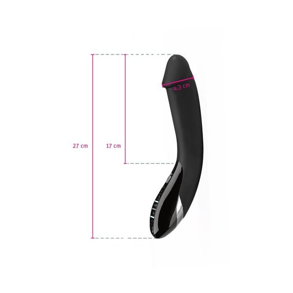 Вібратор з електростимуляцією Mystim Tickling Truman eStim Black, міостимулятор | Зображення 2