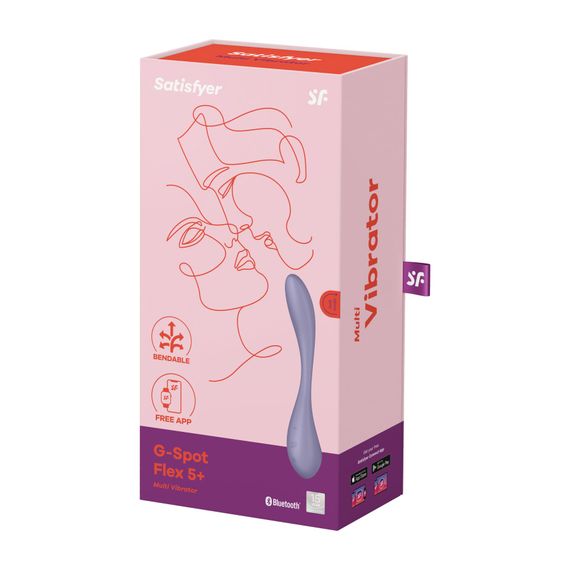 Універсальний смарт-вібратор Satisfyer G-Spot Flex 5+ Lilac | Зображення 6