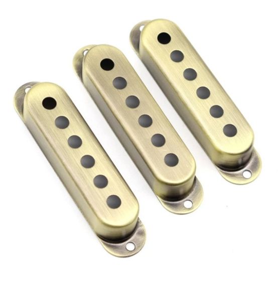 Металеві кришки синглів SSS для електрогітари Fender Stratocaster Ibanes Shur LTD ESP перелив