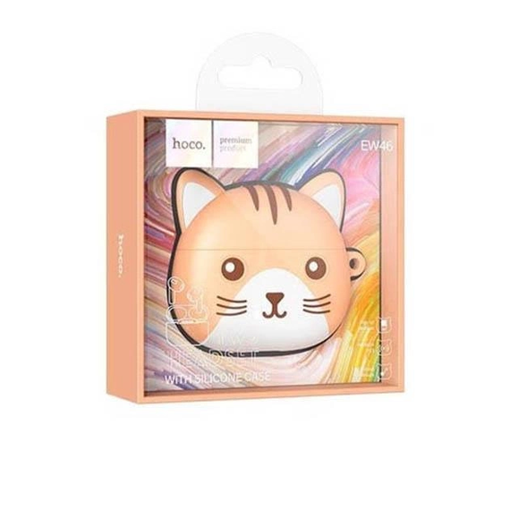 Наушники беспроводные Bluetooth HOCO EW46 TRUE WIRELESS STEREO HEADSET KHAKI CAT | Зображення 2