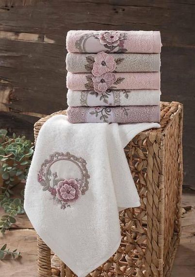 Полотенца кухонные Pupilla Hayal ova Пенье набор 3шт