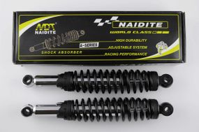 Амортизаторы (пара)   Delta   340mm, регулируемые   (черные)   NDT