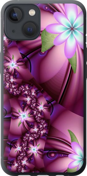 Чехол на iPhone 13 Цветочная мозаика "1961u-2374-17620"