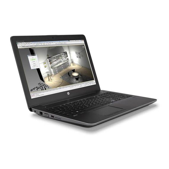 Мобільна робоча станція HP Zbook 15 G4 / 15.6" (1920x1080) IPS / Intel Core i7-7700HQ (4 (8) ядра по 2.8 - 3.8 GHz) / 16 GB DDR4 / 512 GB SSD / nVidia Quadro M2200, 4 GB GDDR5, 128-bit / WebCam / 4G б/в | Зображення 2