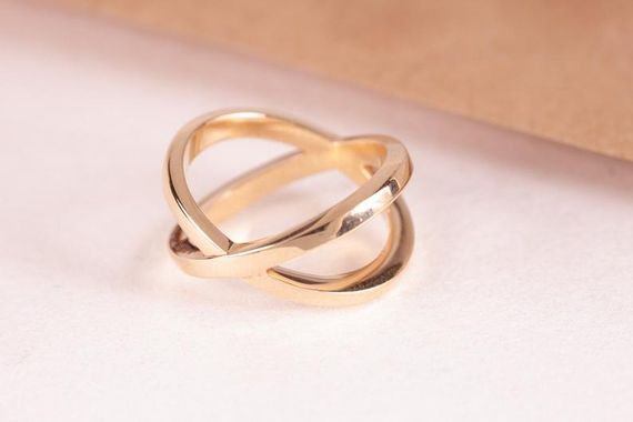 Кольцо из желтого золота 22 | Зображення 2