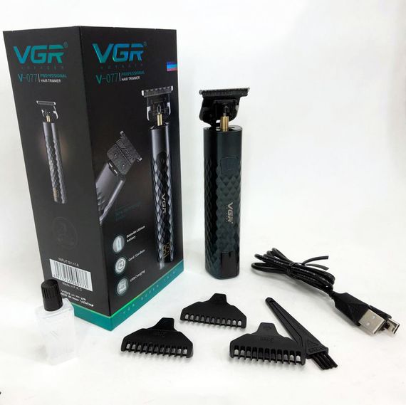 Моющаяся машинка для стрижки VGR V-077, Бритва триммер для мужчин, Хороший DQ-405 беспроводной триммер | Зображення 9
