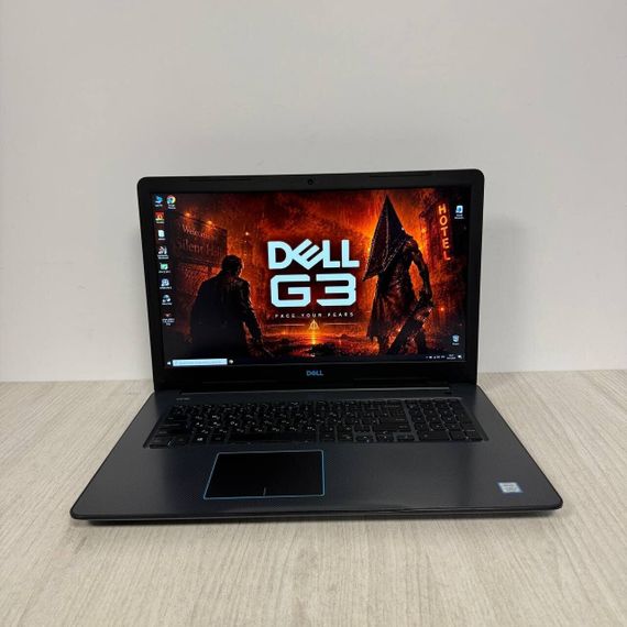 Ігровий ноутбук Б-клас Dell G3 17 / 17.3" (1920x1080) IPS / Intel Core i7-8750H (6 (12) ядер по 2.2 - 4.1 GHz) / 16 GB DDR4 / 240 GB SSD / nVidia GeForce GTX 1060 Max-Q, 6 GB GDDR5, 192-bit / WebCam б/в | Зображення 1