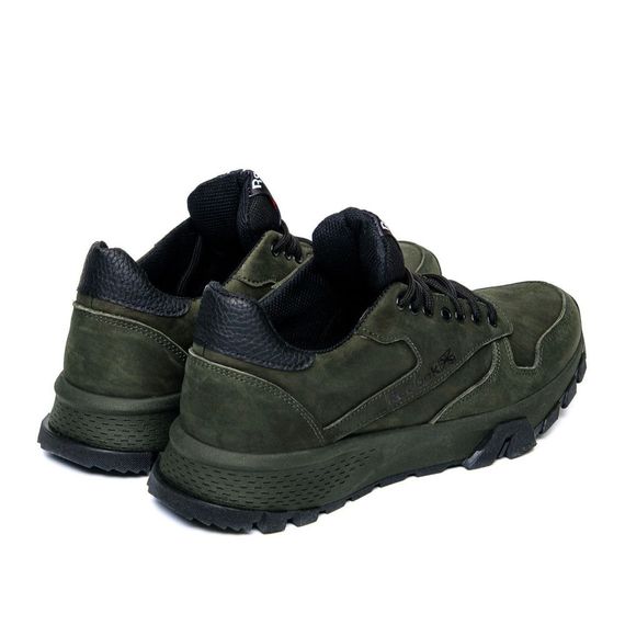 шкіряні кросівки Reebok олива | Зображення 6