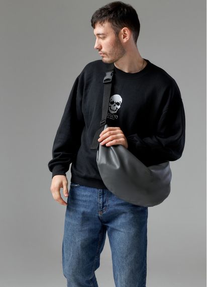 Сумка чоловіча Sambag HOBO BAG-GLOVE Графіт 30 х 13 х 8 см (53400009m)