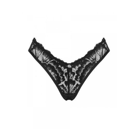 Трусики Obsessive-Alessya figi czarne XS/S | Зображення 2