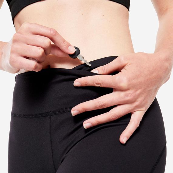 Легінси для динамічної йоги чорні - XS UA40L30 | Зображення 2