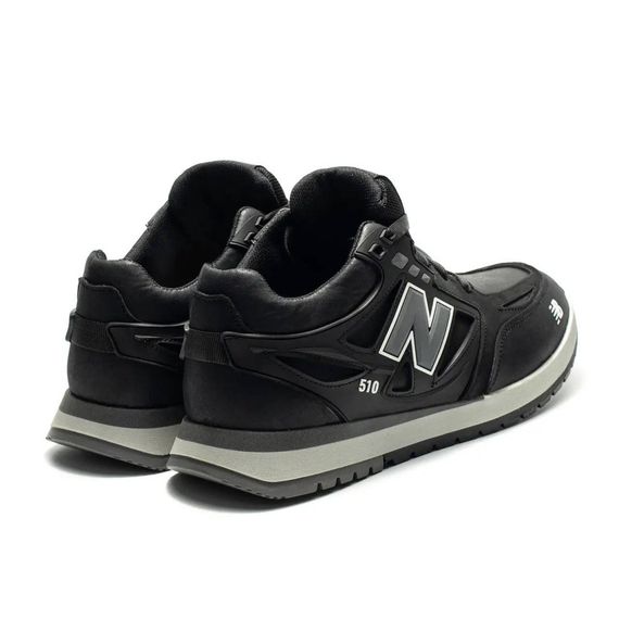 Кросівки шкіряні  New Balance чорні | Зображення 3